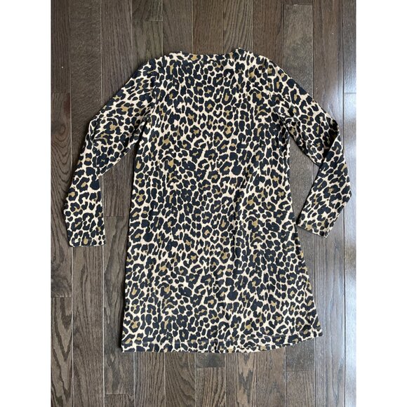 Crewcuts Dress Girls 12 Leopard Print Lightweight Long Sleeve Pockets - Picture 7 of 7